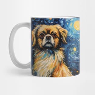 Tibetan Spaniel painting Mug